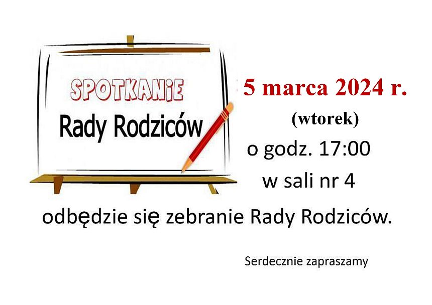 Zebranie Rady Rodziców III/2024